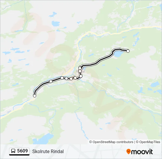 5609 Bus Line Map