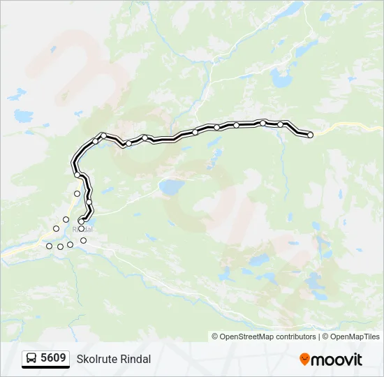 5609 Bus Line Map