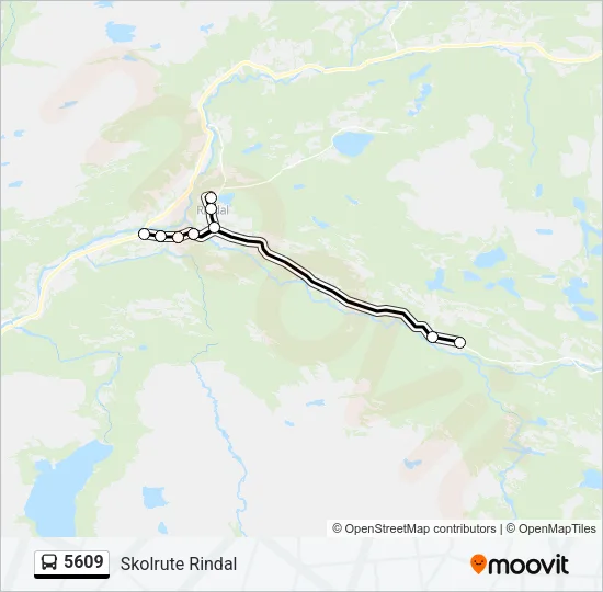 5609 Bus Line Map