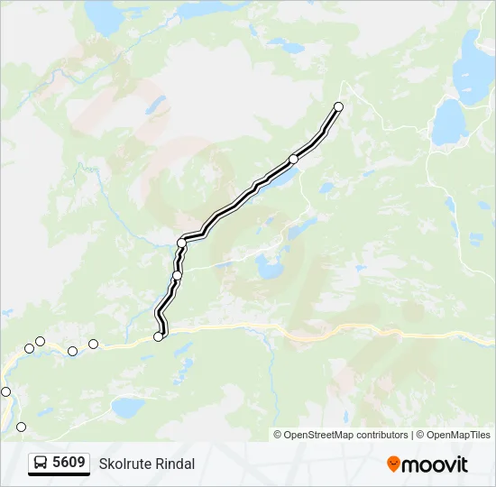5609 Bus Line Map