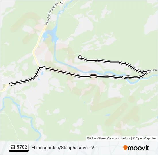 5702 Bus Line Map