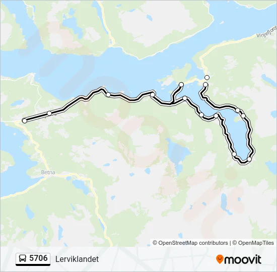 5706 Bus Line Map
