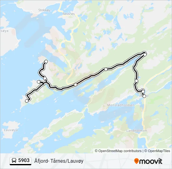 5903 Bus Line Map