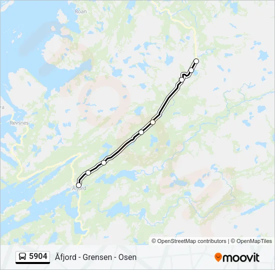 5904 Bus Line Map