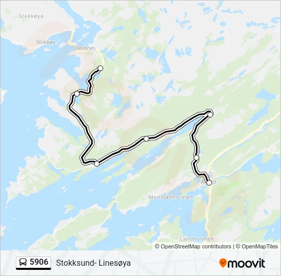 5906 Bus Line Map