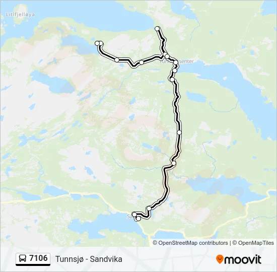 7106 Bus Line Map