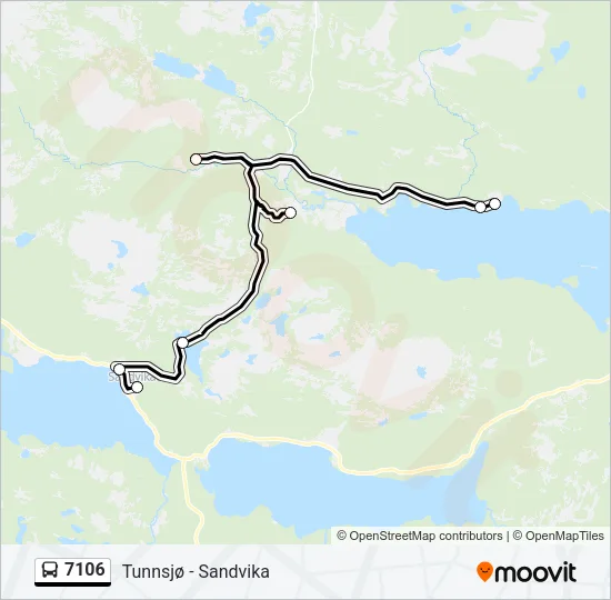 7106 Bus Line Map