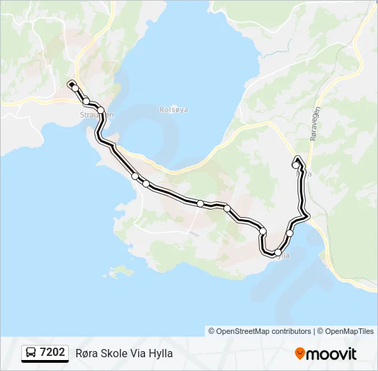 7202 Bus Line Map