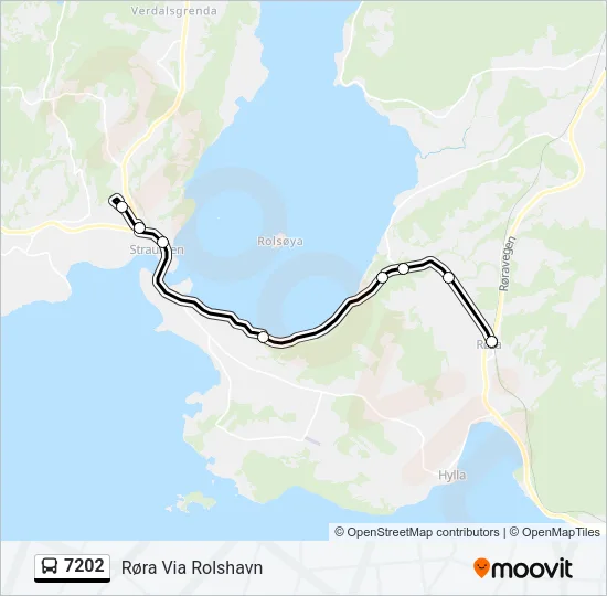 7202 Bus Line Map
