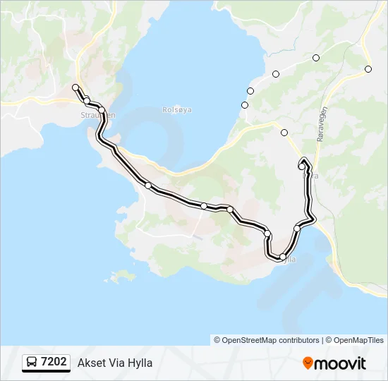 7202 Bus Line Map