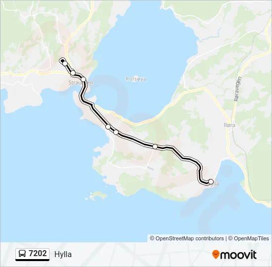 7202 Bus Line Map