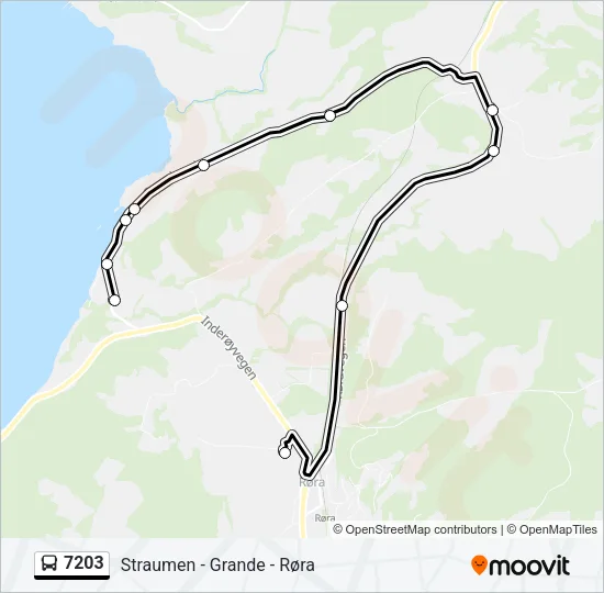 7203 Bus Line Map