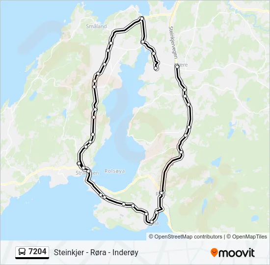 7204 Bus Line Map
