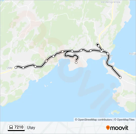 7210 Bus Line Map