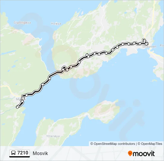 7210 Bus Line Map