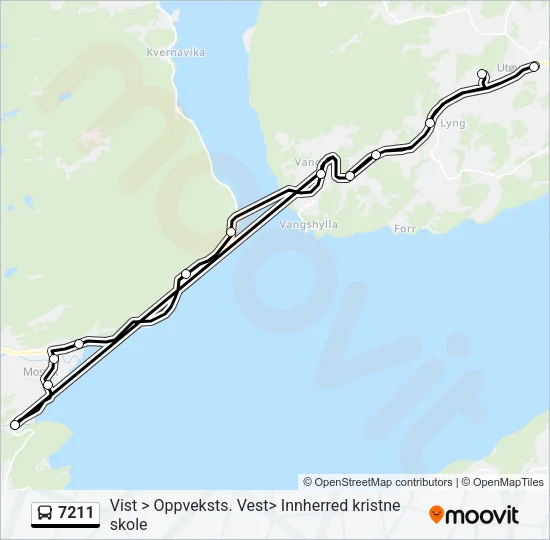 7211 Bus Line Map