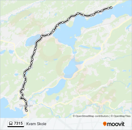 7315 Bus Line Map