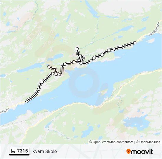 7315 Bus Line Map