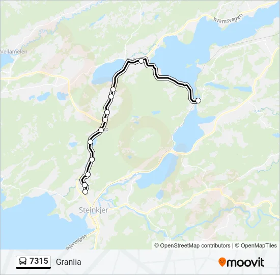 7315 Bus Line Map