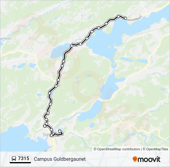 7315 Bus Line Map