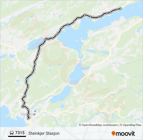 7315 Bus Line Map