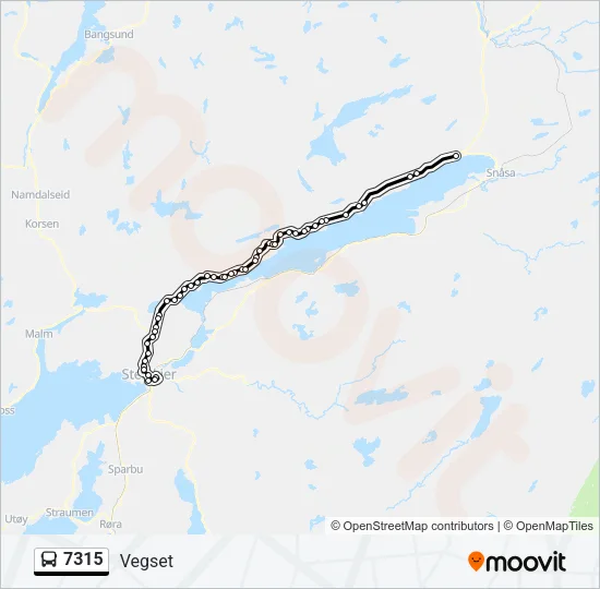 7315 Bus Line Map