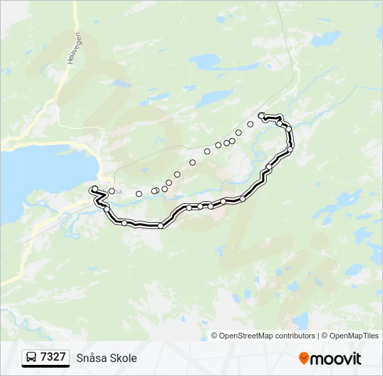 7327 Bus Line Map