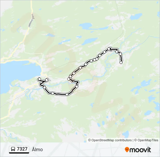 7327 Bus Line Map