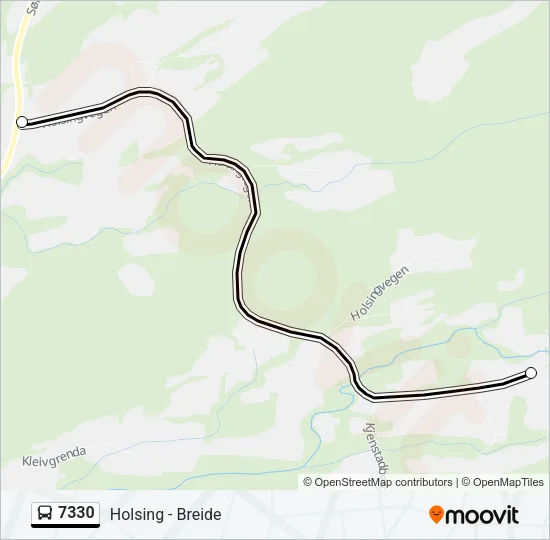 7330 Bus Line Map