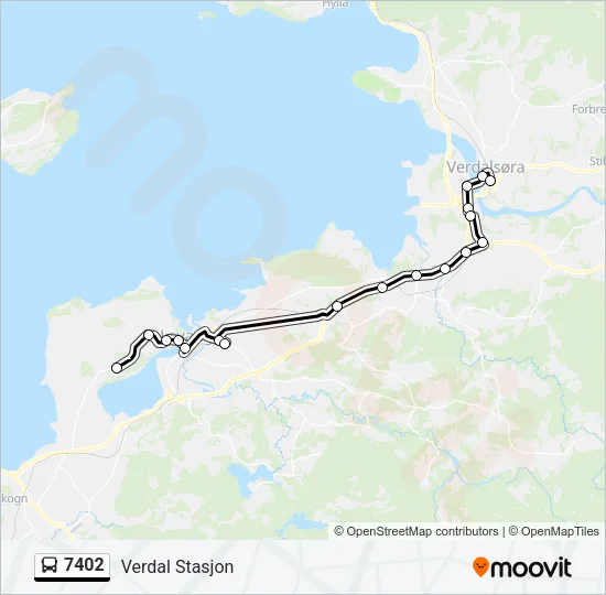 7402 Bus Line Map