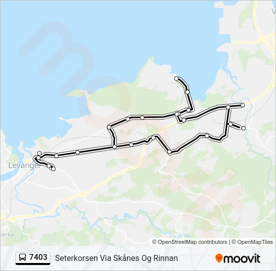 7403 Bus Line Map