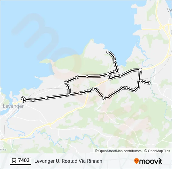 7403 Bus Line Map