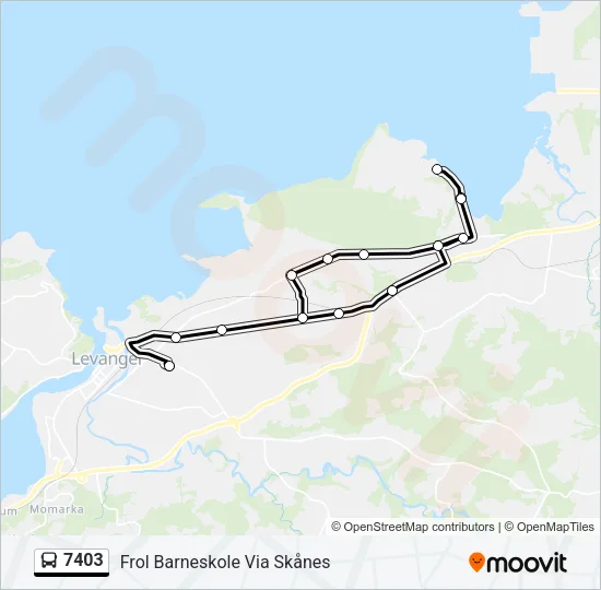 7403 Bus Line Map
