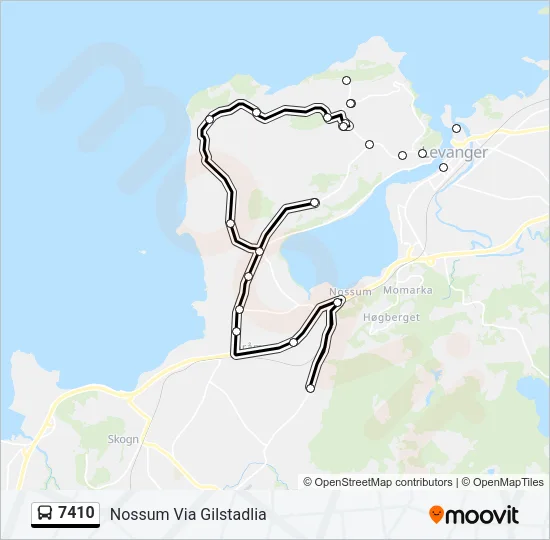 7410 Bus Line Map