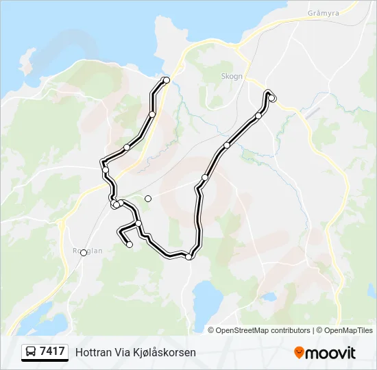 7417 Bus Line Map