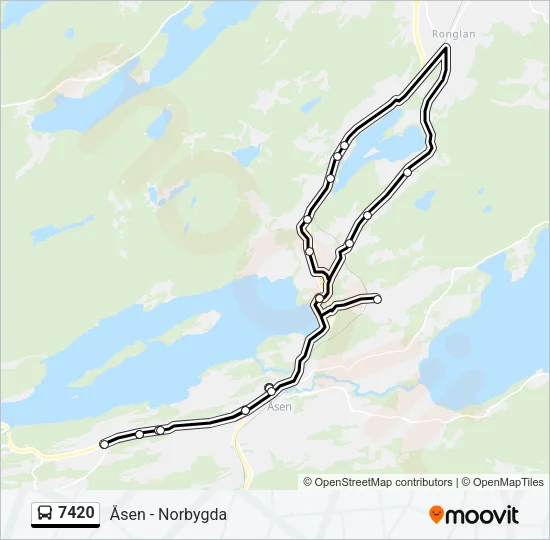 7420 Bus Line Map