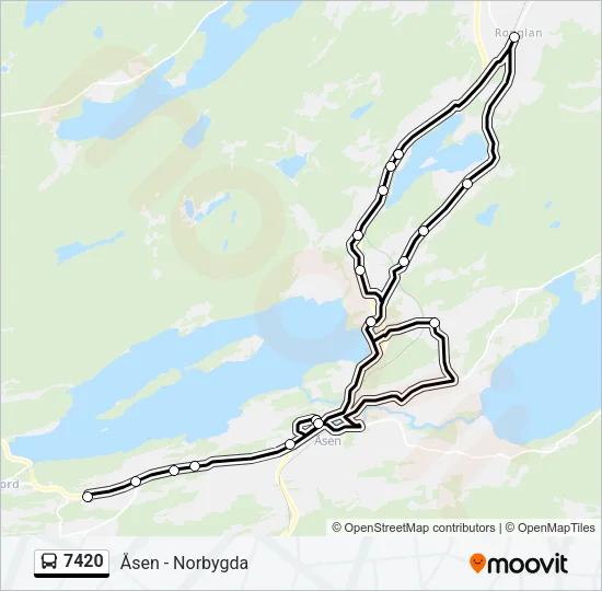 7420 Bus Line Map