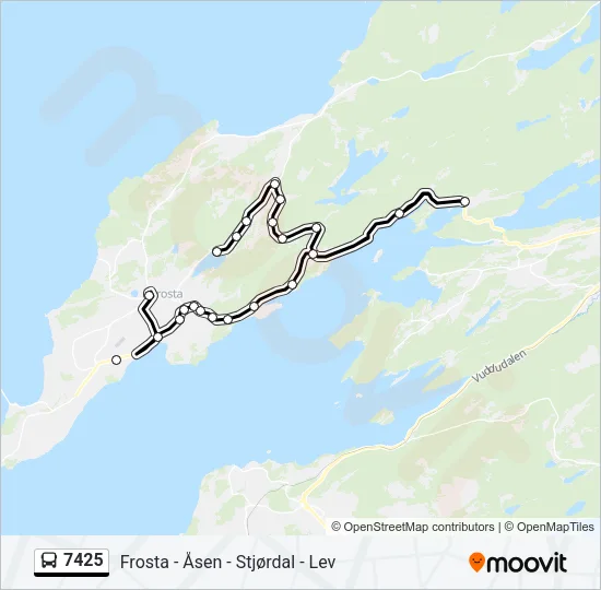 7425 Bus Line Map