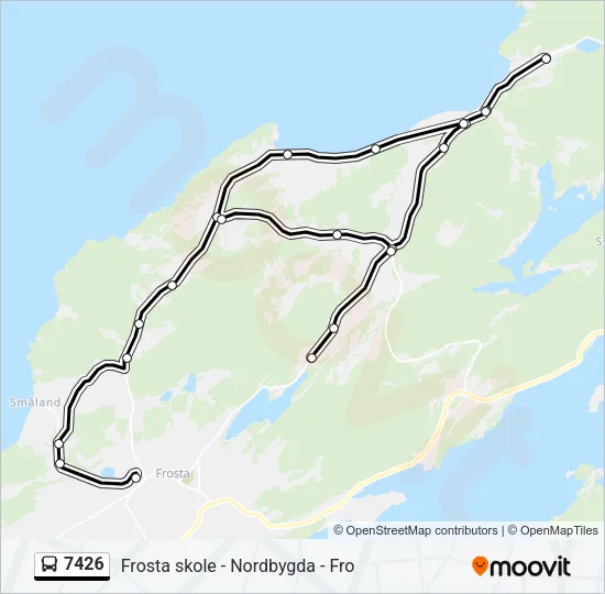 7426 Bus Line Map