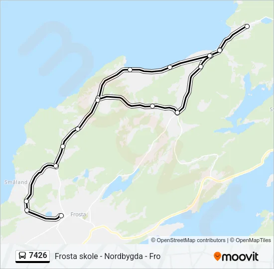 7426 Bus Line Map
