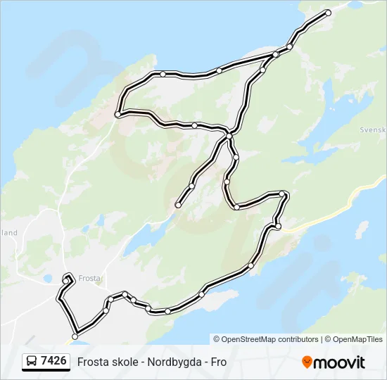 7426 Bus Line Map