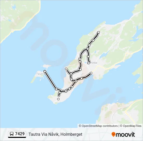 7429 Bus Line Map