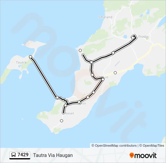 7429 Bus Line Map