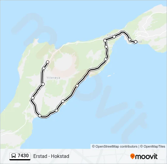 7430 Bus Line Map