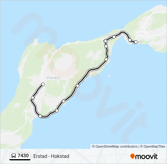 7430 Bus Line Map