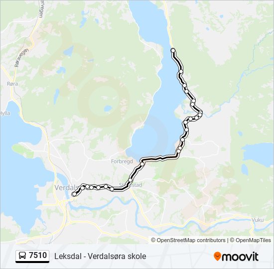 7510 bus Line Map