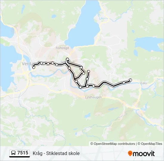 7515 Bus Line Map