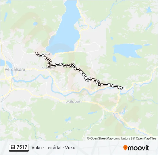 7517 Bus Line Map