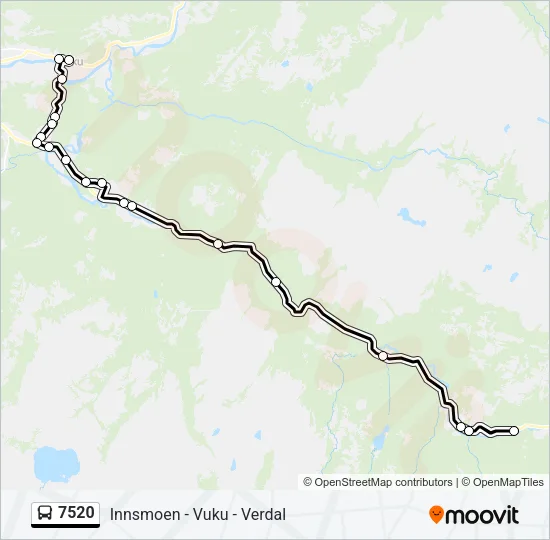 7520 Bus Line Map