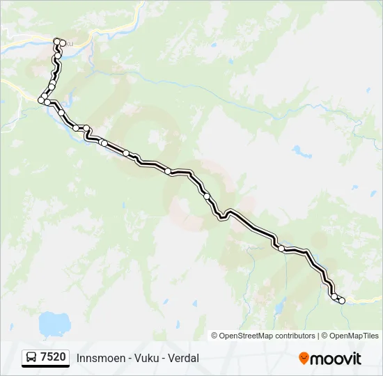 7520 Bus Line Map